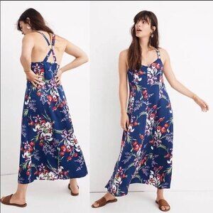 Madewell Cami Maxi Orchid Bouquet Dress